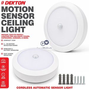 Dekton 150 Lumen Day Light Cordless Motion Sensor Ceiling Led Light 15cm