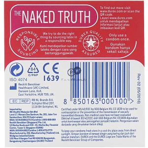 Durex Red Featherlite Thin Condom 3 Pack