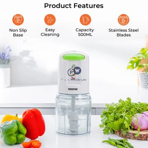 Geepas 400w Multi-function Chopper 500ml