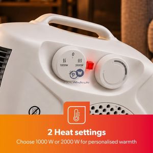Geepas 2000w 3-in-1 Portable Adjustable Upright Electric Fan Heater
