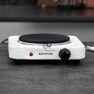 Krypton 1000w White Cast Iron Hot Plate Cooker