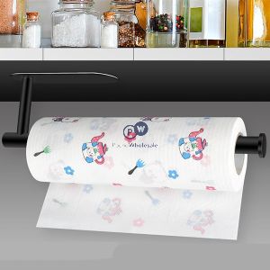 Sitara Black Under Cabinet Kitchen Roll Holder 33.5cm