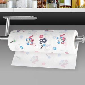 Sitara Silver Under Cabinet Kitchen Roll Holder 33.5cm