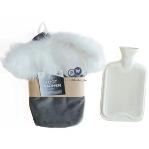 Did Hot Water Bottle & Suede Thick Plush Foot Warmer 2l Assorted Colours