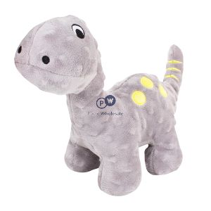Smart Choice Squeaky Plush Dinosaur Dog Toy Assorted Colours