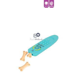 Smart Choice Rubber Treat Dispensing Tv Remote Dog Toy Assorted Colours