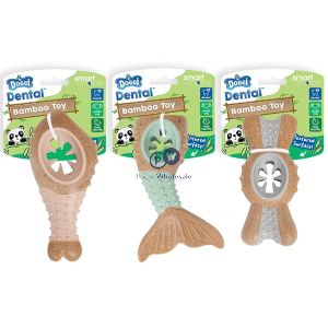 Smart Choice Dental Bamboo Dog Toy 14cm Assorted