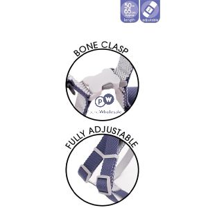 Smart Choice Medium-to-large Dual Colour Dog Harness 50cm-65cm Assorted Colours