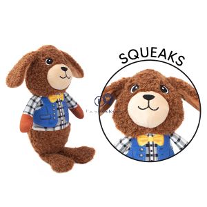 Smart Choice Squeaky Crinkle Plush Professional Dog Toy 37cm Assorted