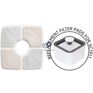 Smart Choice Triple-action Pet Water Fountain Replacement Filter Pads