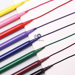 Artbox Assorted Colour Fine Tip Fibre Colouring Pens 8 Pack