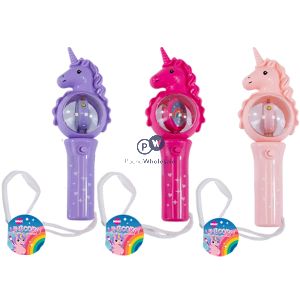 Hoot Unicorn Mini Led Spinner Cdu Assorted Colours