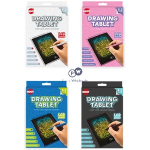 Hoot Multicolour Lcd Screen Drawing Tablet 8.2" Cdu Assorted Colours