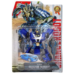 Super Change Action Figure Robot Samurai & Supercar