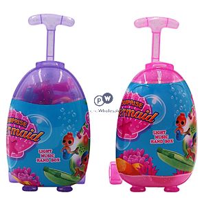 Mermaid Dolls & Accessories In Suitcase Light & Sound Assorted