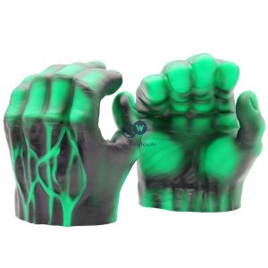 Giant Green Monster Hands Back