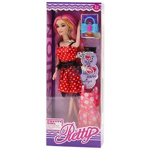 11" Fashion Girl Dolls & Accessories 4 Assorted Cdu