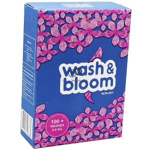 Wash & Bloom Non-bio Washing Powder 6.8kg Box 3d