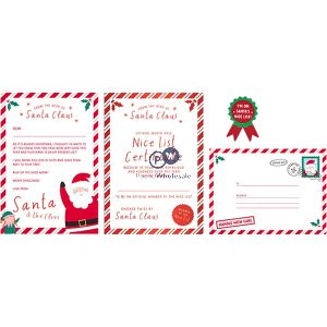 Christmas Santa's Reply Letter Set