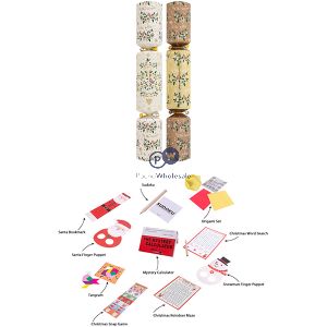 Family Gold Foliage Crackers 12" 10 Pack