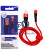MICRO USB HI-SPEED CHARGE & SYNC BRAIDED CABLE RED