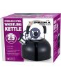 PRIMA WHISTLING KETTLE 2.5L METALLIC BLACK