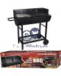 PRIMA HALF BARREL CHARCOAL BBQ ALL