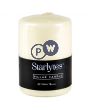 STARLYTES PILLAR CANDLE IVORY