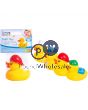 FIRST STEPS CHARACTER DUCK BATH TOYS 4 ASSORTED