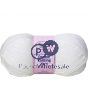 SEWING SOLUTIONS DOUBLE KNITTING YARN WOOL WHITE 100G