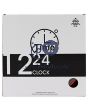 HAPPY TIME 12 24 WALL CLOCK 3 ASSORTED COLOURS BOXED