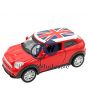 DIE-CAST ALLOY 1:32 SCALE PULL-BACK ICONIC BRITISH CAR RED