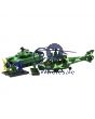 FRICTION MILITARY CHOPPER, TANK & SOLDIERS UNBOXED