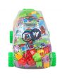 TOY CAR WITH 215PCS BUILDING BLOCKS