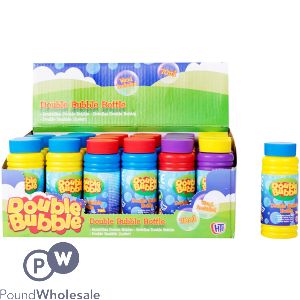 Double Bubble Solution Bottle 70ml CDU Assorted Colours