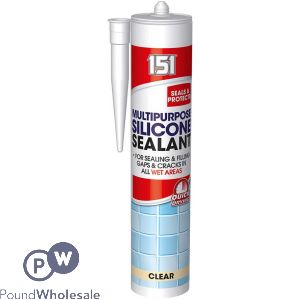 151 Multi-Purpose Silicone Sealant Clear 280ml