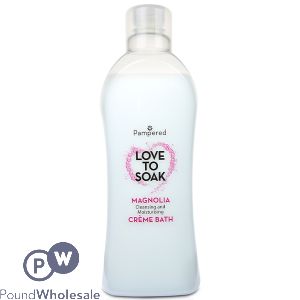 Pampered Love To Soak Creme Bubble Bath Magnolia 1l