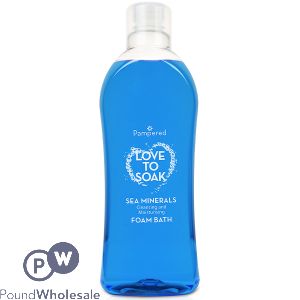 Pampered Love To Soak Foam Bubble Bath Sea Minerals 1l