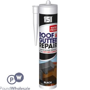 151 Roof & Gutter Repair Sealant Black 280ml