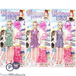 Fashion Style Dress-up Doll Assorted