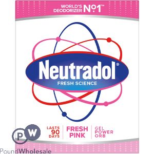 Neutradol Fresh Pink Odour Deodoriser Gel Power Orb 140g