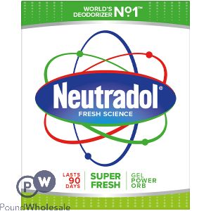 Neutradol Super Fresh Odour Deodoriser Gel Power Orb 140g
