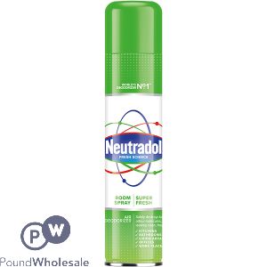 Neutradol Super Fresh Deodorising Room Spray Air Freshener Aerosol 300ml