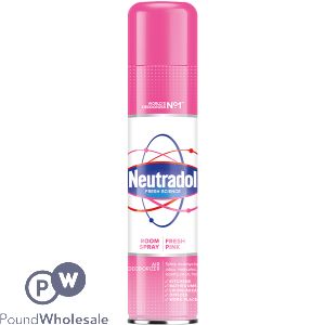 Neutradol Fresh Pink Odour Deodorising Room Spray Air Freshener Aerosol 300ml