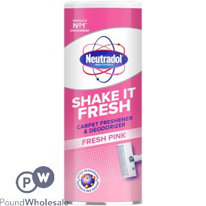 Neutradol Fresh Pink Shake It Fresh Carpet Freshener & Deodoriser 350g