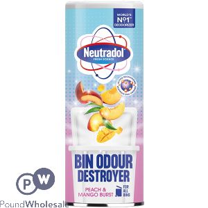 Neutradol Peach & Mango Burst Bin Odour Destroyer 350g
