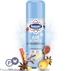 Neutradol Winter Wonderland Spice Air Scents Room Freshener & Deodoriser Aerosol 200ml