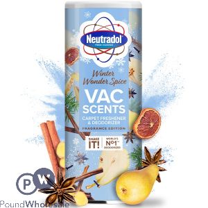 Neutradol Winter Wonder Spice Vac Scents Carpet Freshener & Deodoriser 350g
