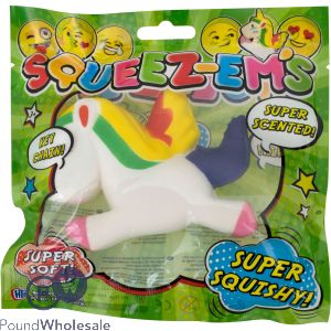 Squeez-ems Scented Super Squishy Large Unicorn