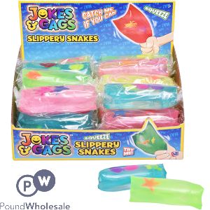 Jokes & Gags "Slippery" Snakes Assorted Colours